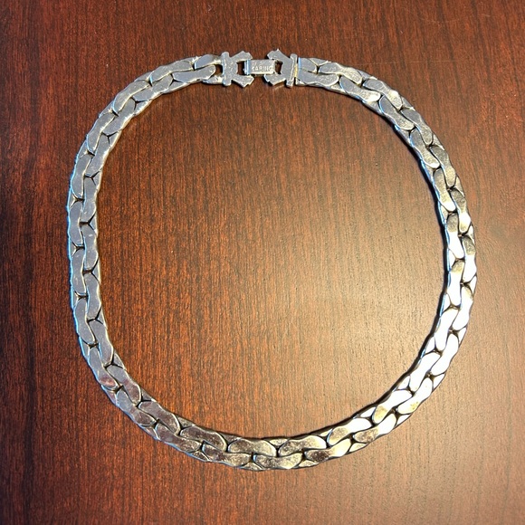 Vintage Marino Silver Tone Choker from the 1950’s-60’s - Picture 3 of 6